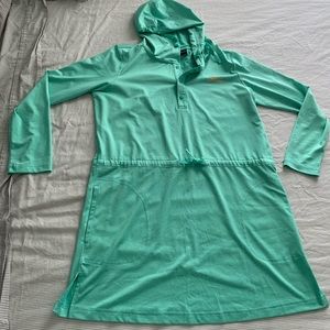 Grundens NWOT size large hooded tunic seafoam green